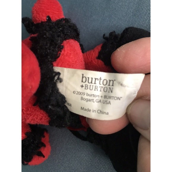 Burton & Burton Other - Burton & Burton 2009 7.5" Ladybug Plush Red Black
